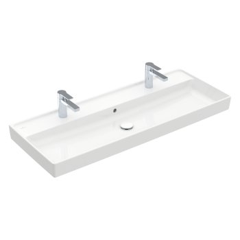 Раковина подвесная Villeroy & Boch Collaro, прямоугольный, 120×47 см, белый